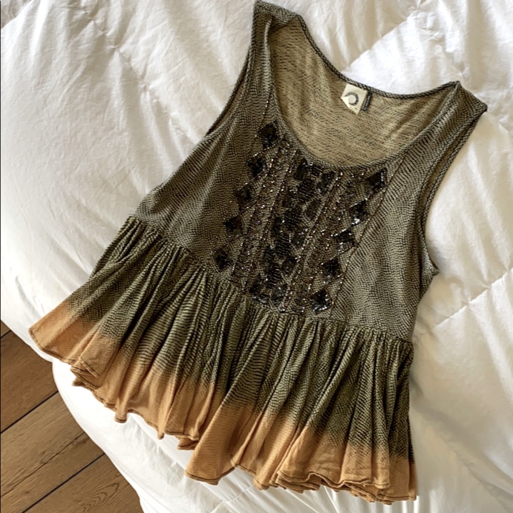 Sequined tank